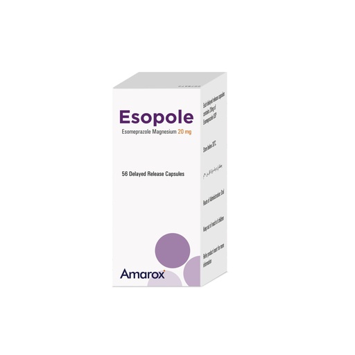 ESOPOLE 20 MG 56 CAPSULE 