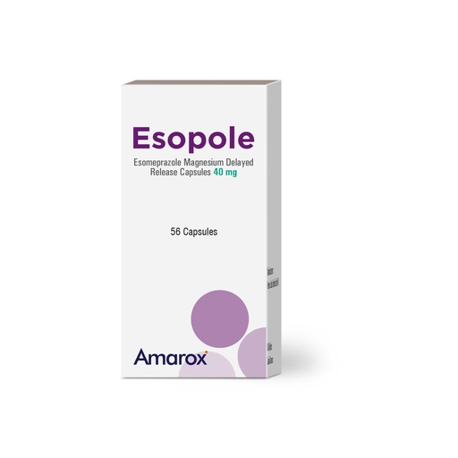 ESOPOLE 40 MG 56 CAPSULE 