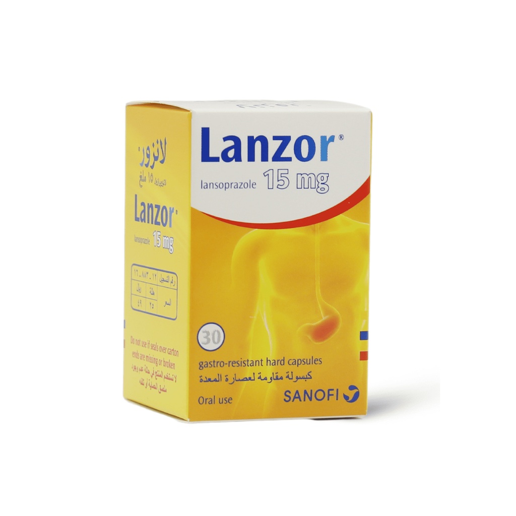 LANZOR 15 MG 30 CAPSULE | Tamer