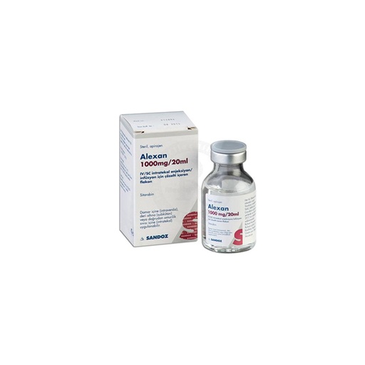 ALEXAN 1000 MG 20 ML 1 VIAL