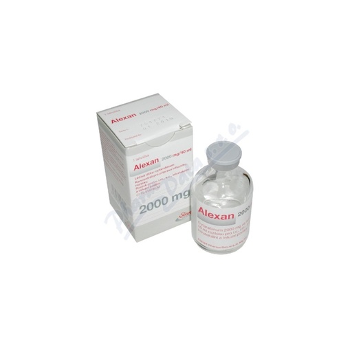 ALEXAN 2000 MG 40 ML 1 VIAL