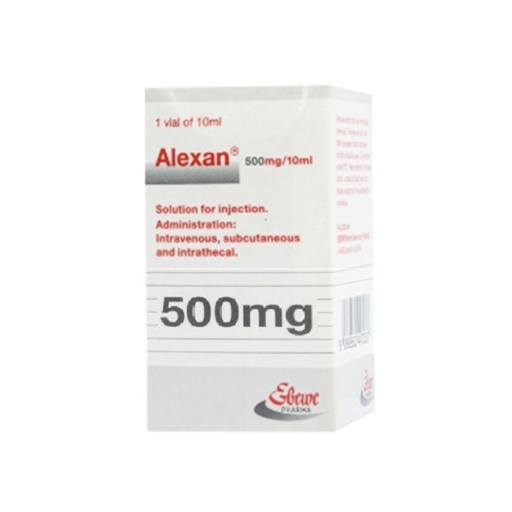 ALEXAN 500 MG 10 ML 1 VIAL