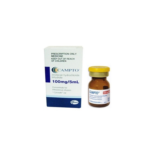 CAMPTO 100 MG/5ML INFUSION 1 VIAL