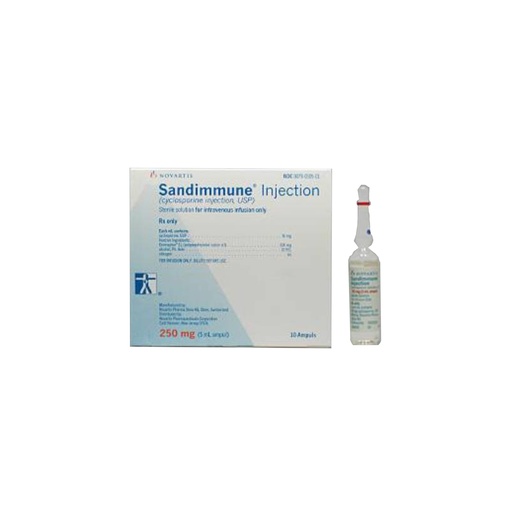 SANDIMMUN 250MG/5ML 10 VIAL