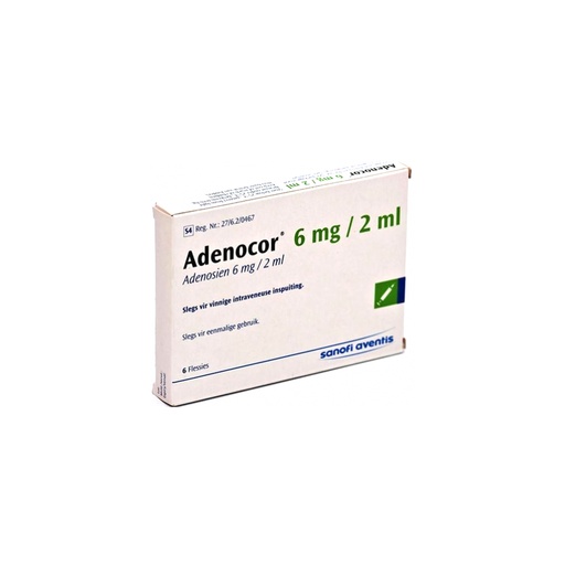 ADENOCOR 6MG/2ML 6 VIAL