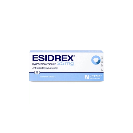 ESIDREX 25 MG 20 TABLET