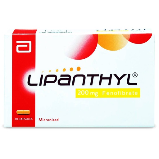 LIPANTHYL 200 MG 30 CAPSULE