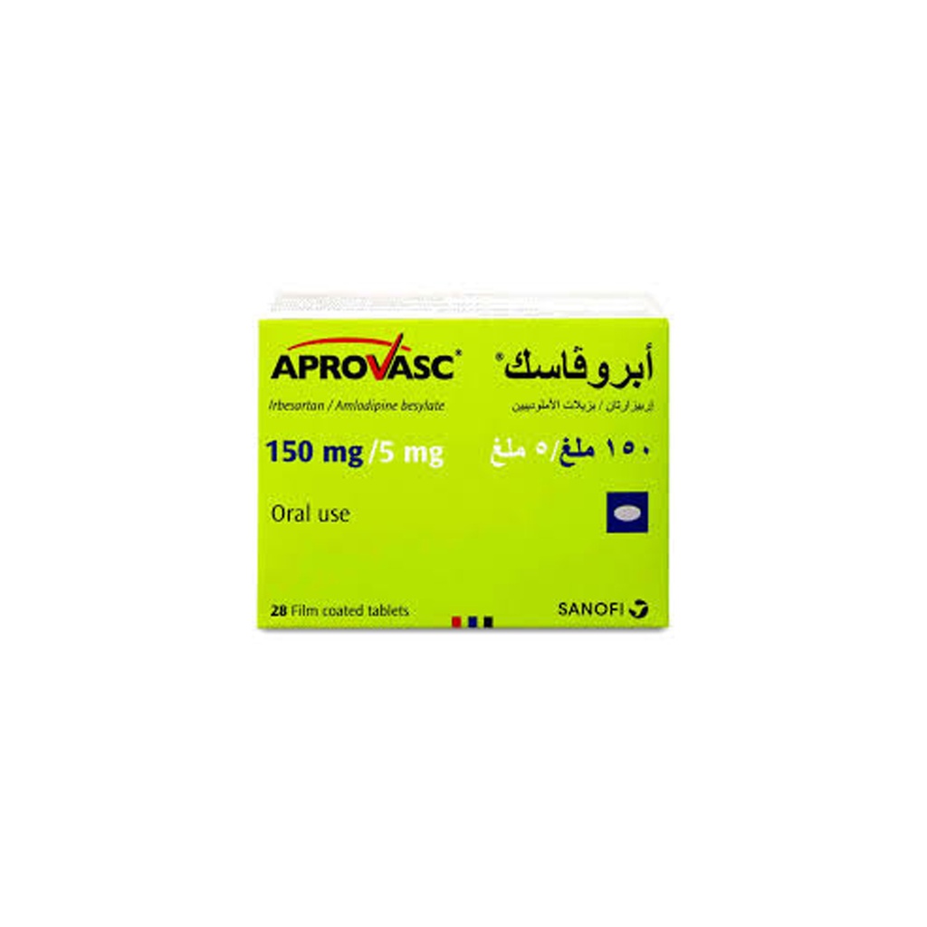 APROVASC 150/5 MG TABLET | Tamer