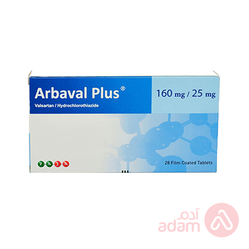 ARBAVAL PLUS 160/12.5 MG 28 TABLET