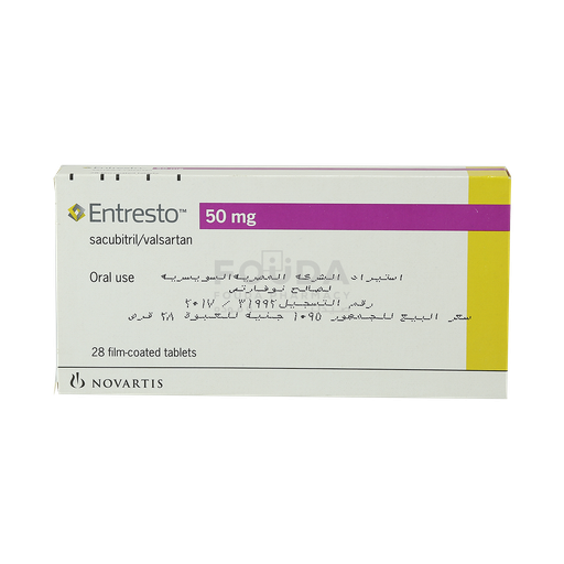 ENTRESTO 50 MG 28 TABLET