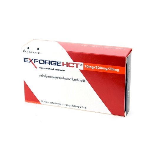 EXFORGE HCT 10/320/25 MG 28 TABLET