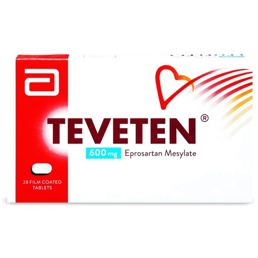 TEVETEN 600 MG 28 TABLET