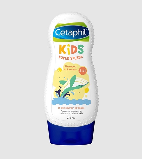 CETAPHIL KIDS SUPER SPLASH 2 IN 1 SHAMPOO AND SHOWER230 ML