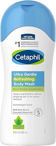 CETAPHIL ULTRA GENTLE BODY WASH 500ML - CETAPHIL FRAGRANCE LP