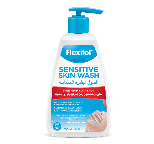 FLEXITOL 250 ML SENSITIVE SKIN WASH