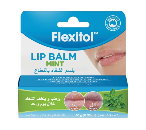 FLEXITOL LIP BALM MINT 10G