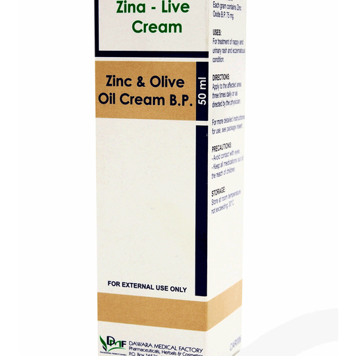 ZINA LIVE 50 ML TUBE CREAM