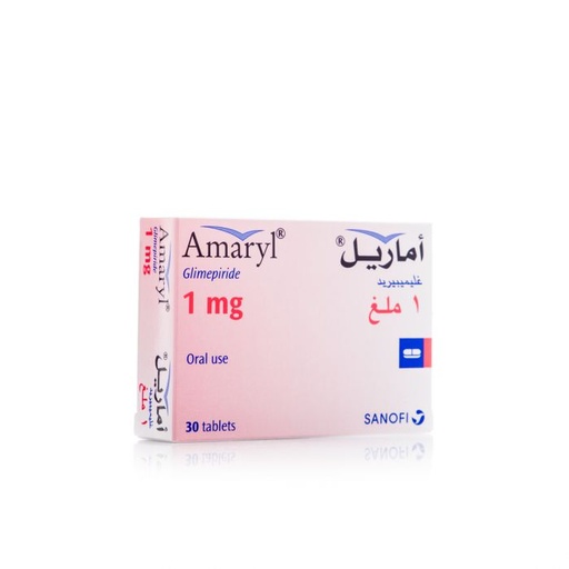 AMARYL 1 MG 30 TABLET