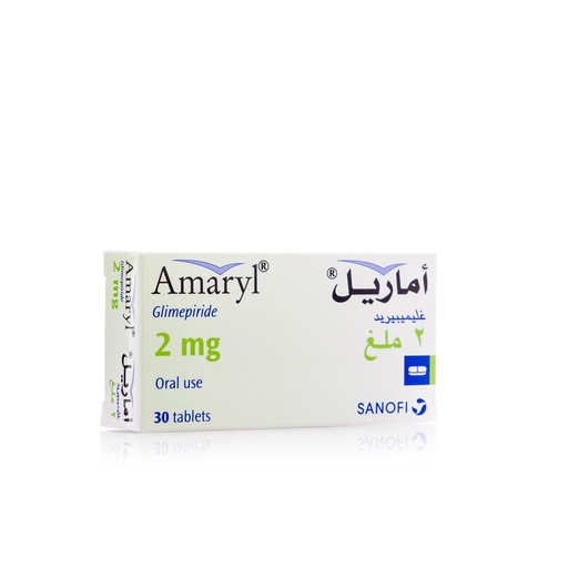 AMARYL 2 MG 30 TABLET