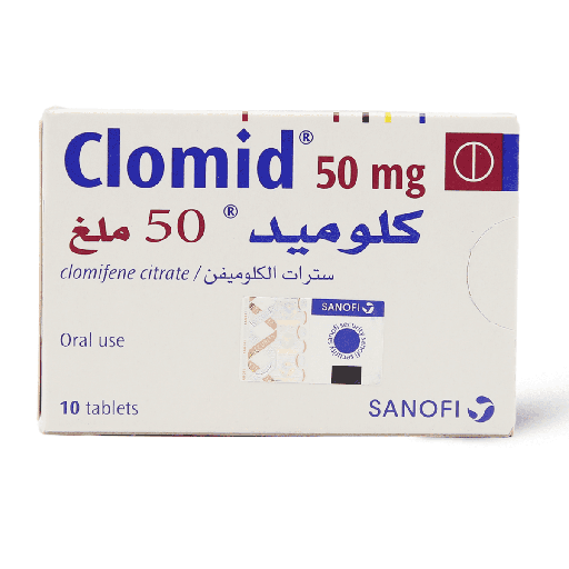 CLOMID 50 MG 10 TABLET