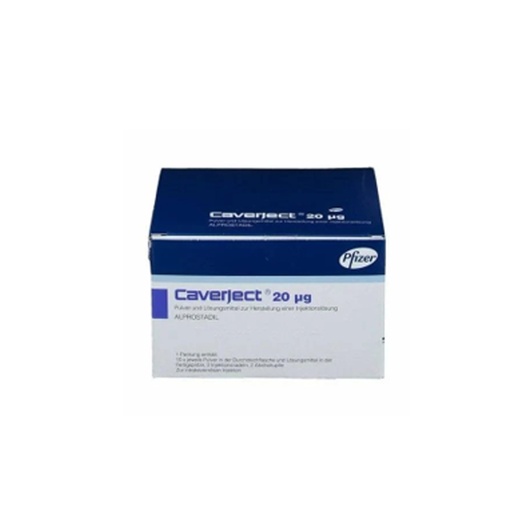 CAVERJECT 20 MCG 1 VIAL 