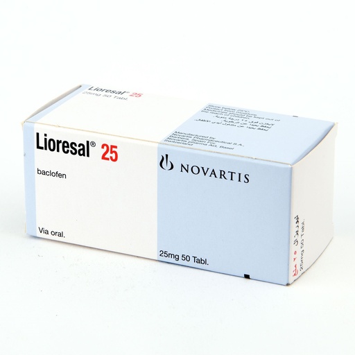 LIORESAL 25 MG 50 TABLET