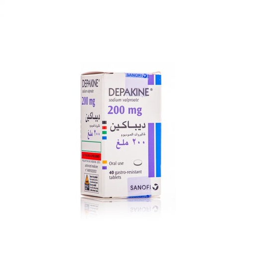 DEPAKINE 200 MG 40 TABLET