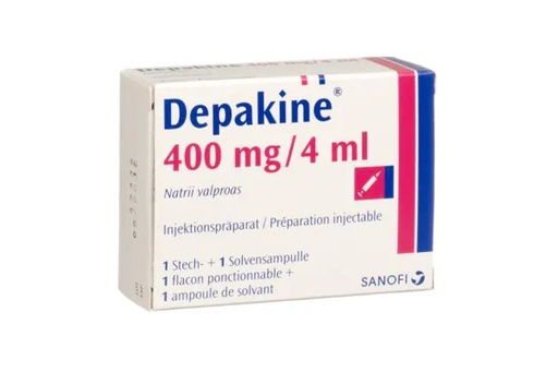 DEPAKINE 400MG/4ML INJECTION 4 VIAL