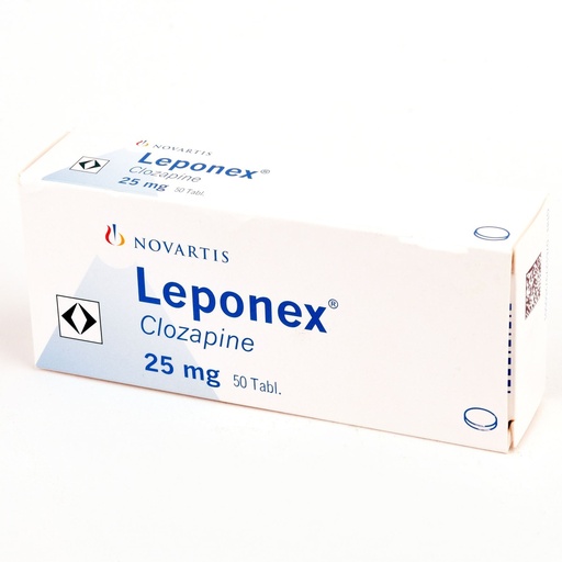 LEPONEX 25 MG 50 TABLET