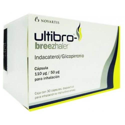 ULTIBRO BREEZHALER 110/50 MCG 30 INHALATION CAPSULE