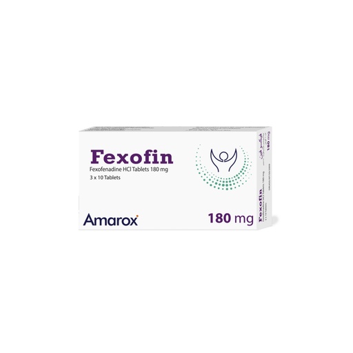 FEXOFIN 180 MG 30 TABLET