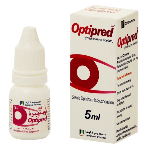 OPTIPRED 1 % 5 ML EYE DROPS