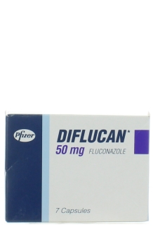 DIFLUCAN 50 MG 7 CAPSULE