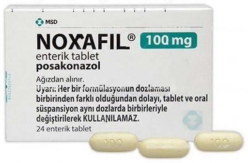 NOXAFIL 100 MG 24 TABLET