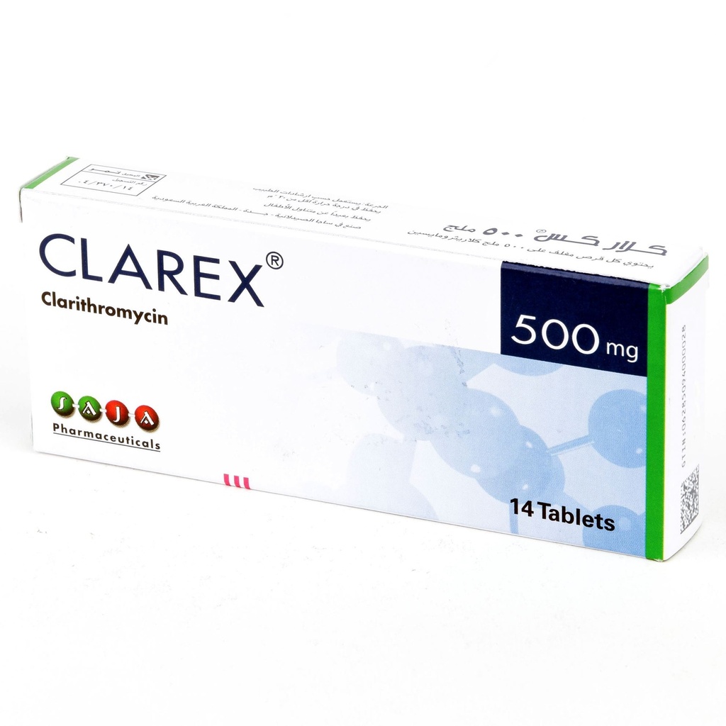 CLAREX 500 MG 14 TABLET | Tamer