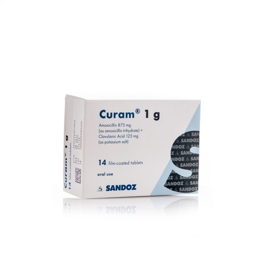 CURAM 1 GM 14 TABLET