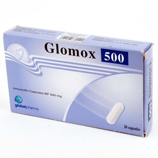 GLOMOX 500 MG 20 CAPSULE