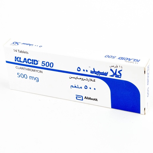 KLACID 500 MG 14 TABLET