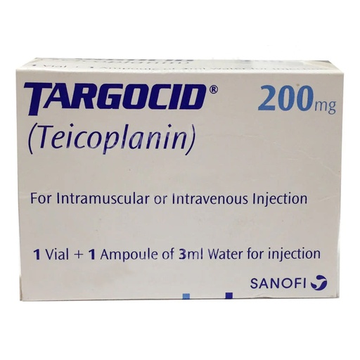 TARGOCID 200 MG 1 VIAL + DILUENT