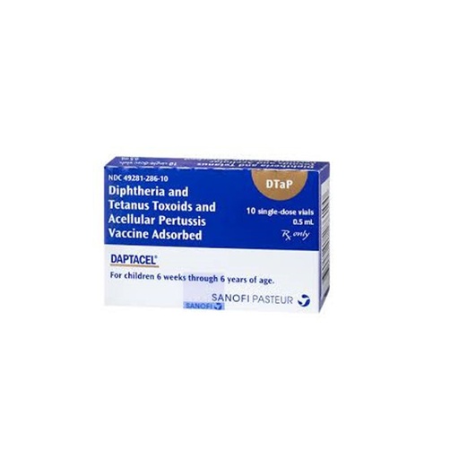 DAPTACEL 1 PACK 10 SINGLE DOSE VIAL