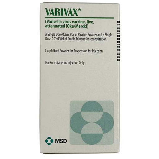 VARIVAX VACCINE 0.5 ML 1 VIAL