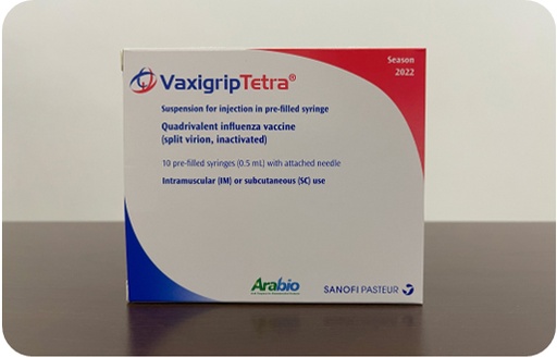 VAXIGRIP TETRA 1 SYRINGE (PACK OF 10)