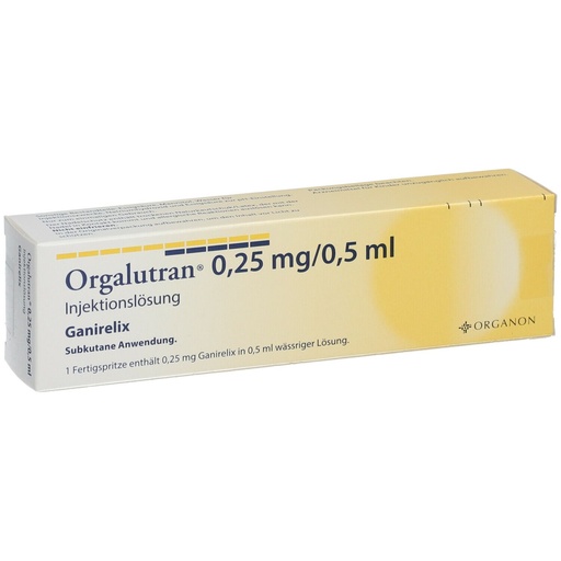 ORGALUTRAN 0.25 MG 0.5 ML 1 SYRINGE