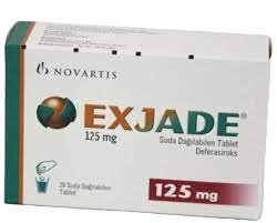 EXJADE 125 MG TAB 4X7