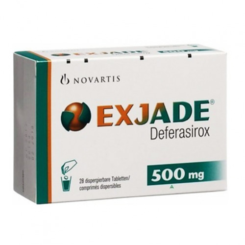 EXJADE 500 MG TAB 4X7